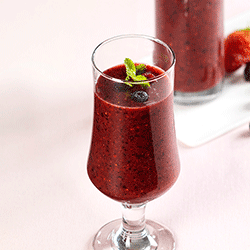 recette smoothie fruit rouge